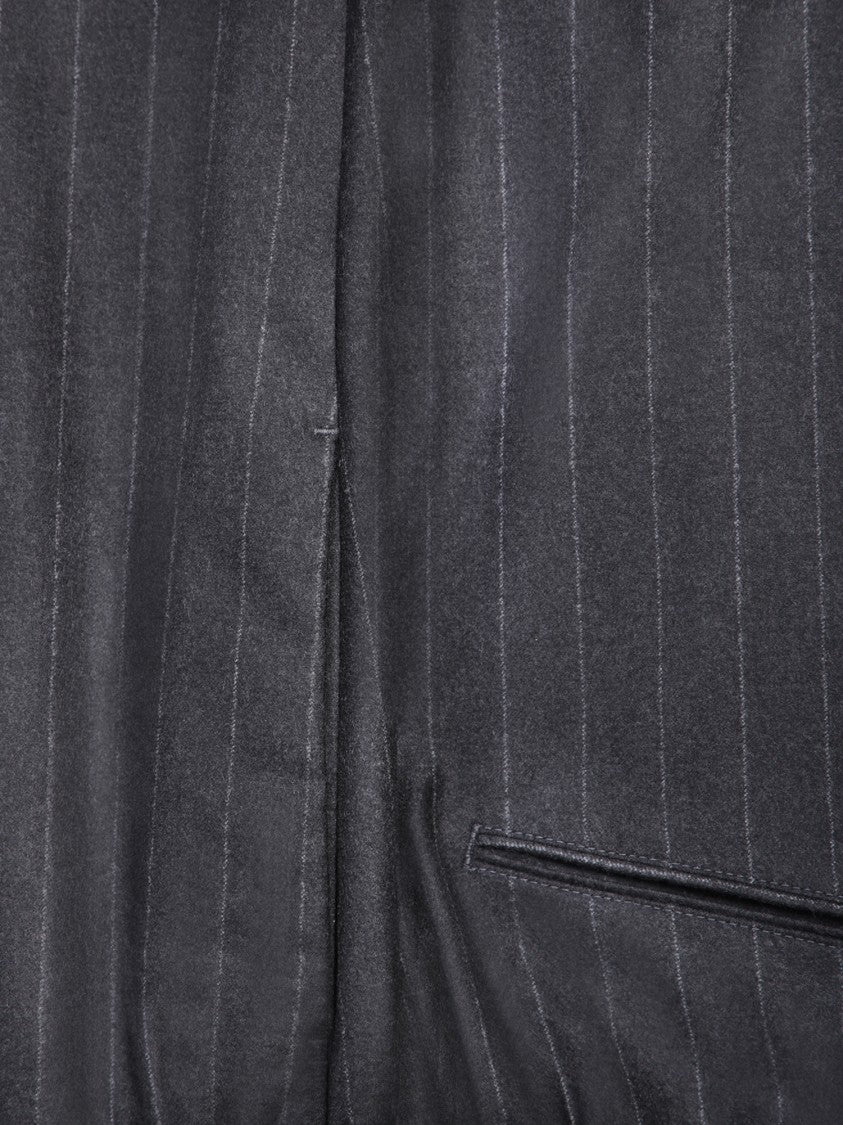 Tagliatore Grey Pinstripe Suit