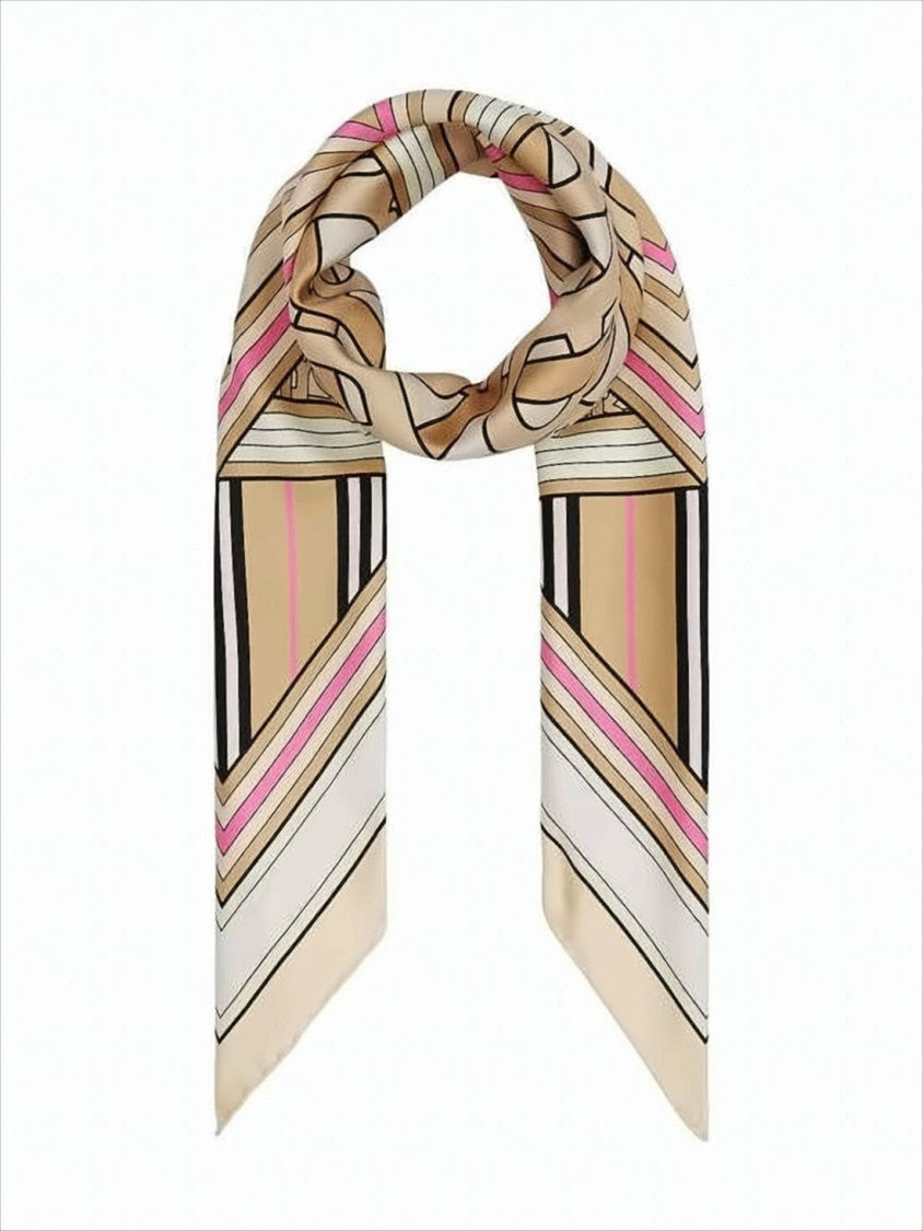 Burberry Geometric Silk Scarf