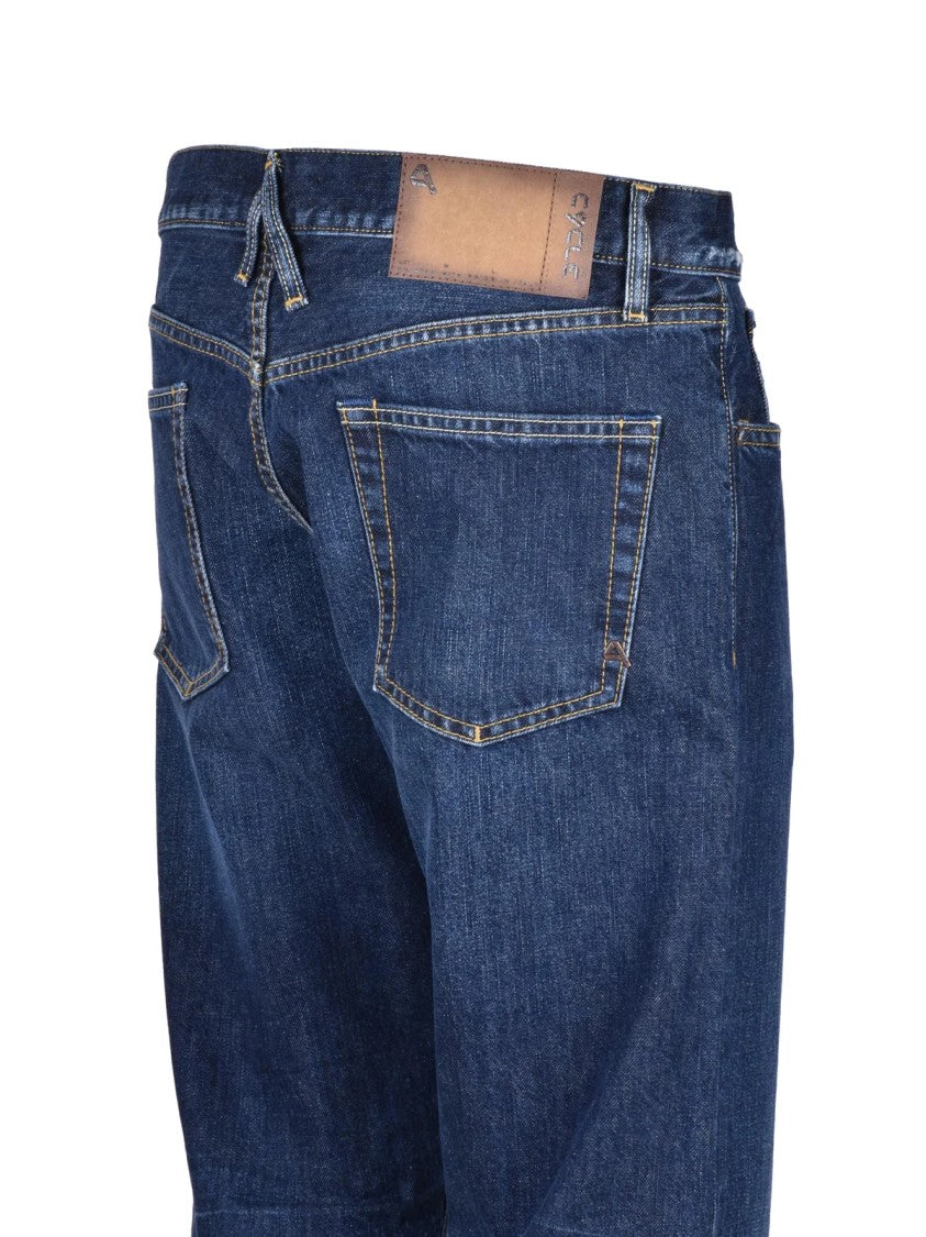 Cycle Blue Standard Regular Straight Cotton Jeans