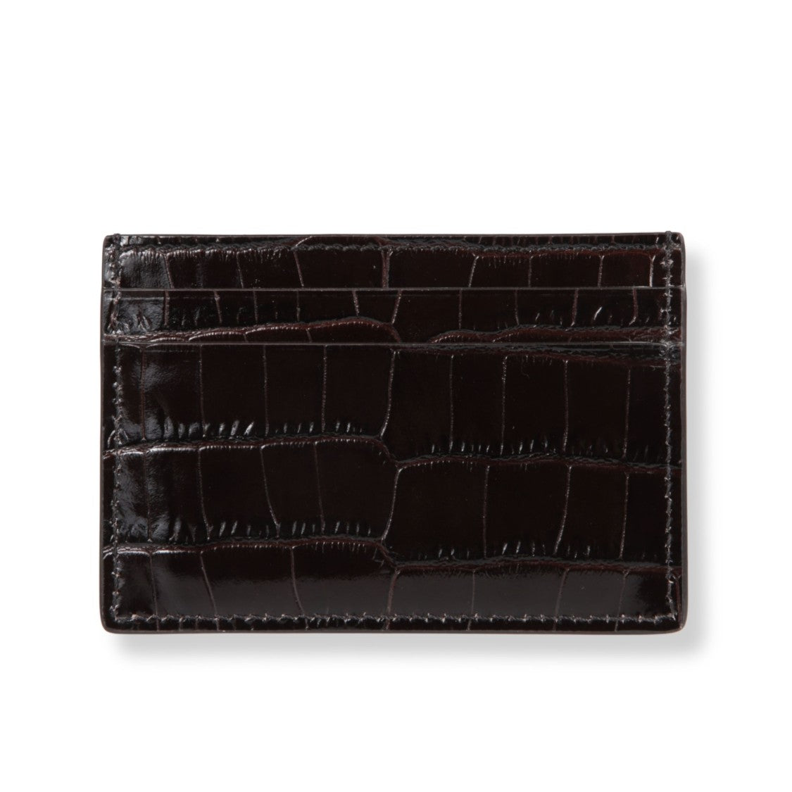 Tom Ford Crocodile-Embossed Leather Cardholder With Multiple Compartments