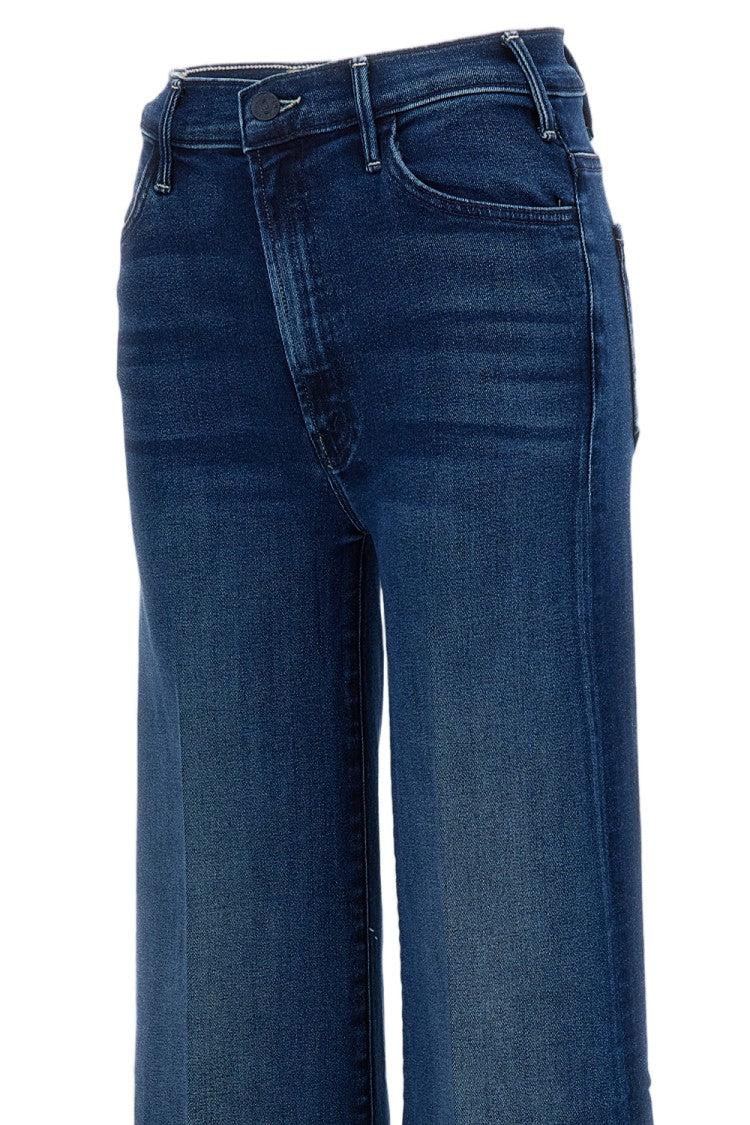 Mother Blue The Hustler Roller Stretch Jeans