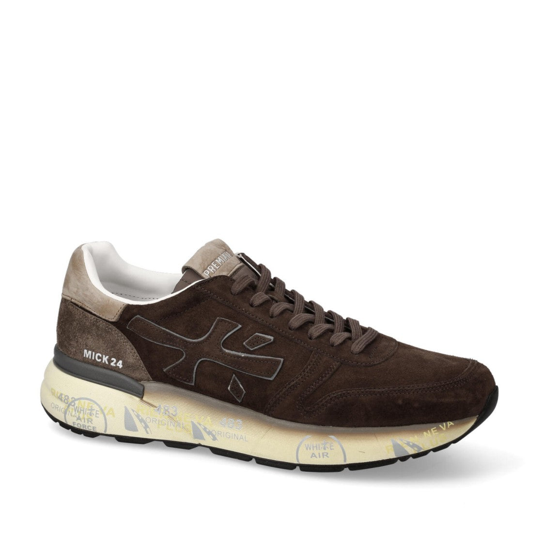 Premiata Mick Sneakers In Brown Suede