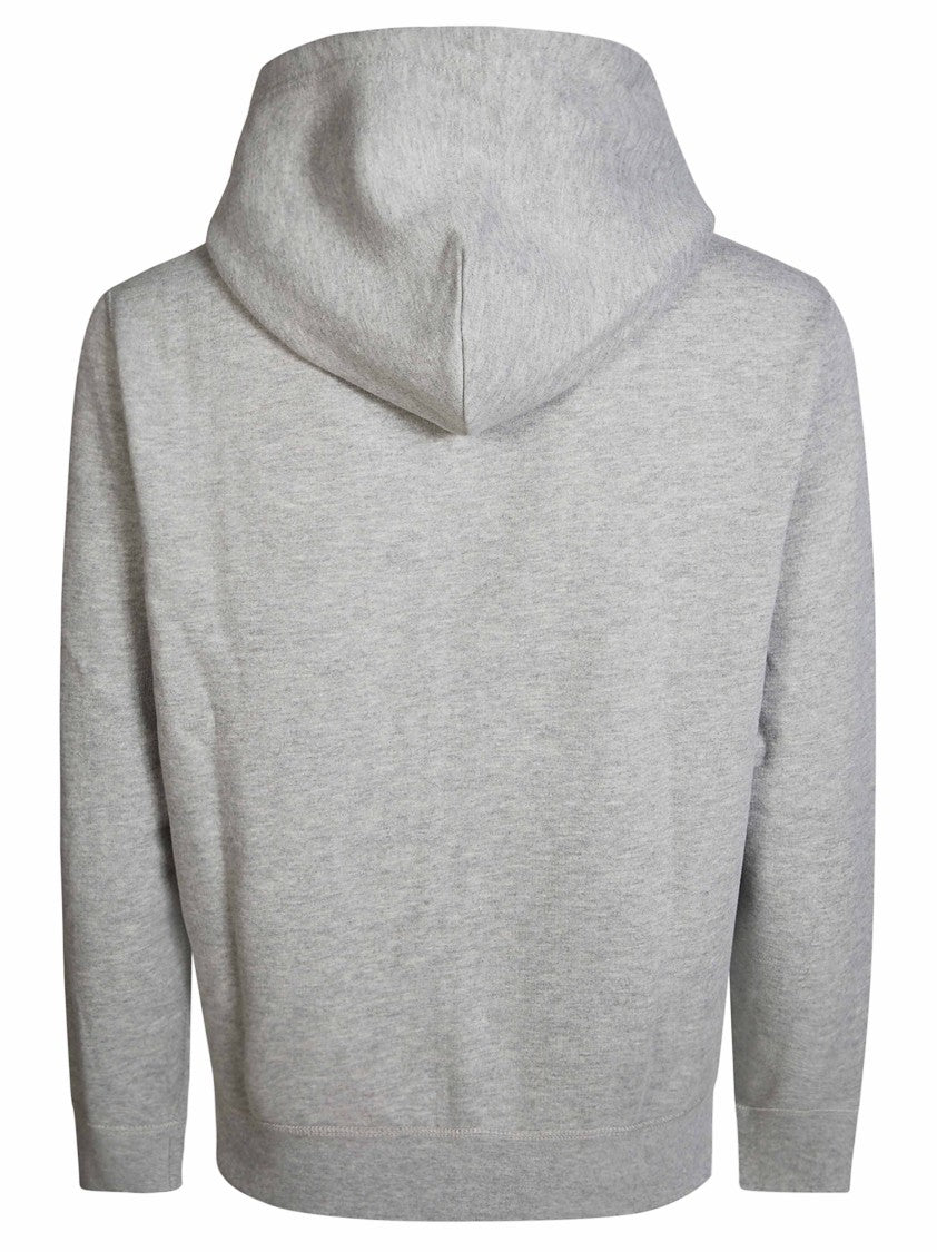 Polo Ralph Lauren Heather Grey Full-Zip Knit Hoodie