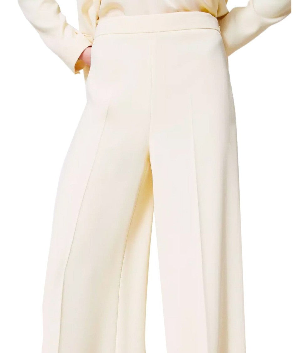 Twin-Set Madreperla Wide Leg Trousers
