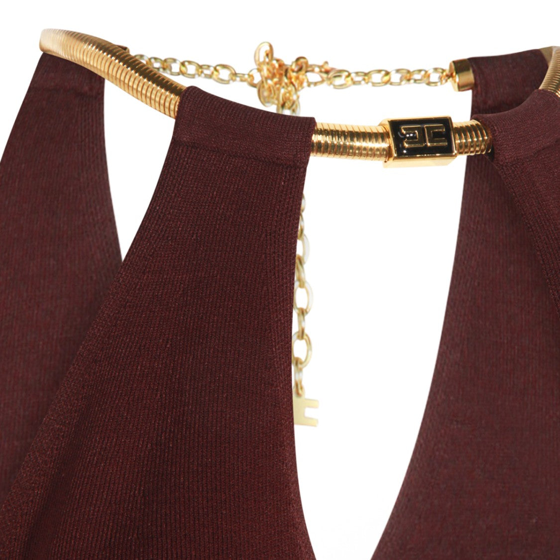 Elisabetta Franchi Dark Red Top