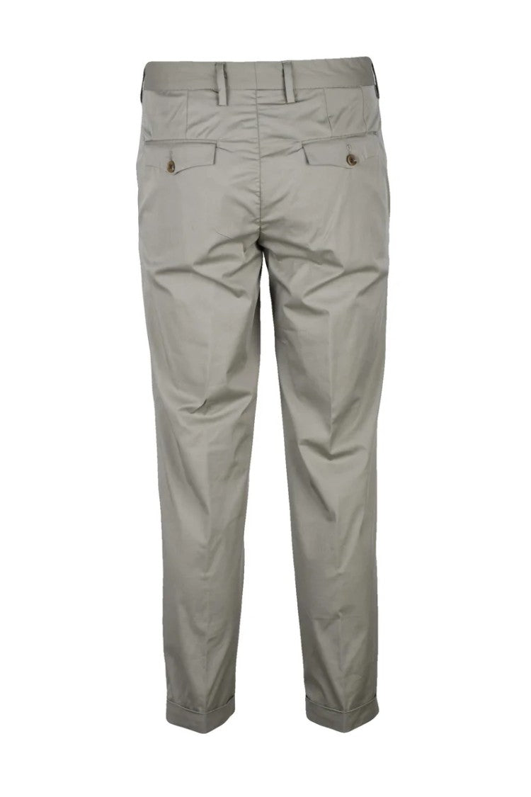 Myths Cotton Blend Pants - Sage Green
