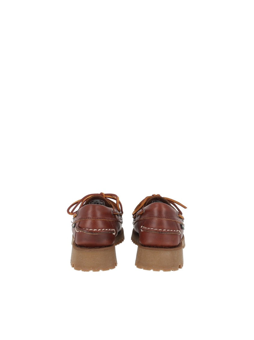 Sebago Classic Ranger Waxy Boat Shoe Rubber Sole Loafers