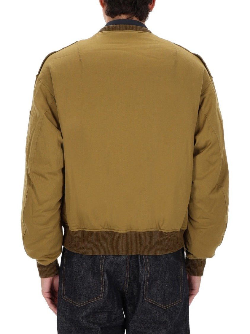 Visvim Grey Wool-Blend Gunner Down Jacket