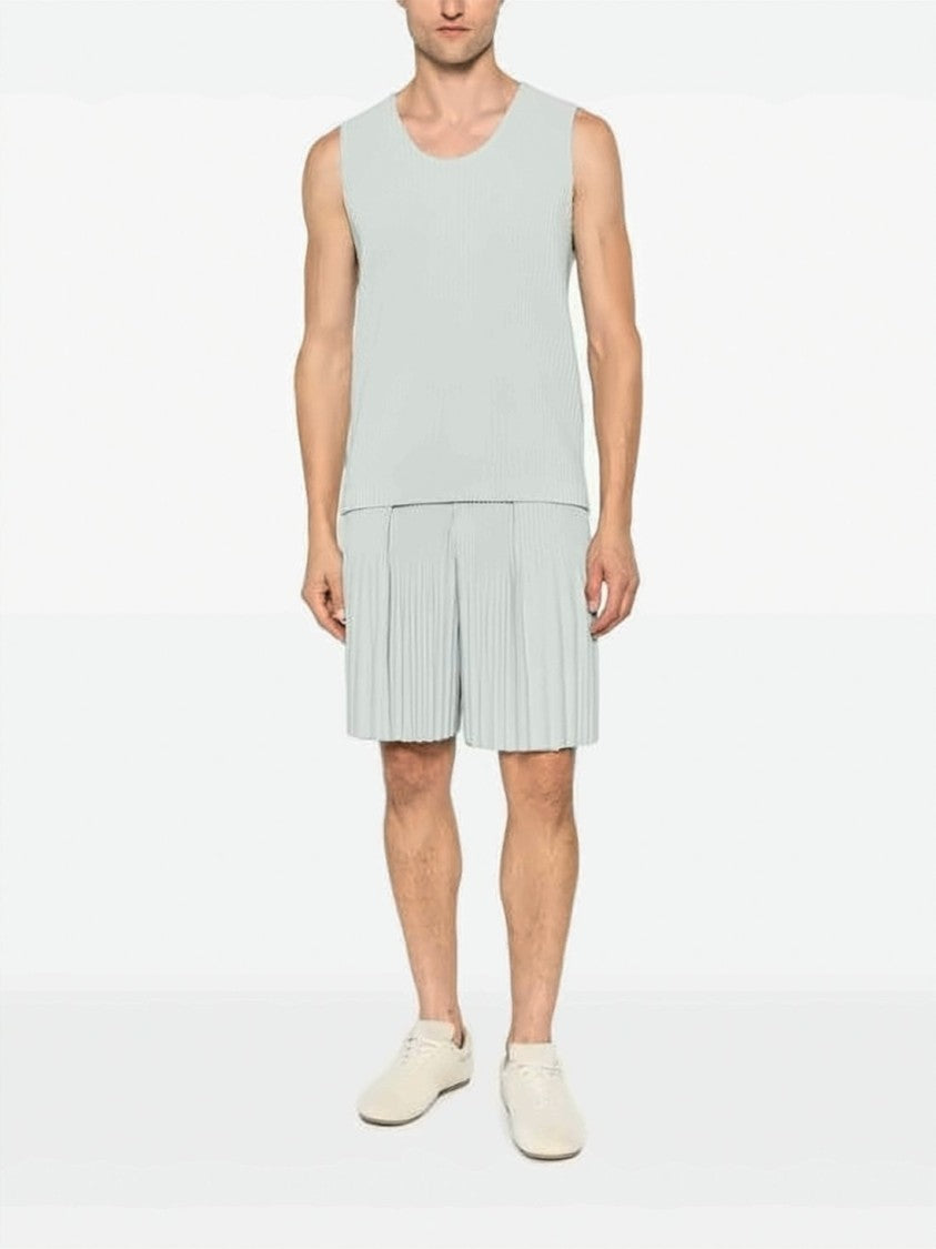 Homme Plissé Issey Miyake Finely Pleated Sleeveless T-Shirt