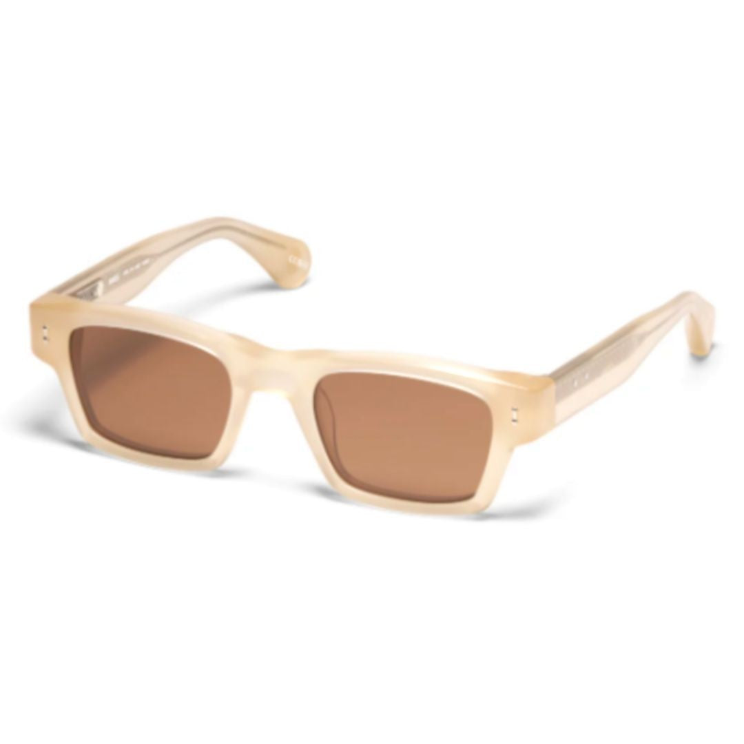 Peter And May S119 Amy Sun Rectangular Frame Sunglasses With Glossy Finish