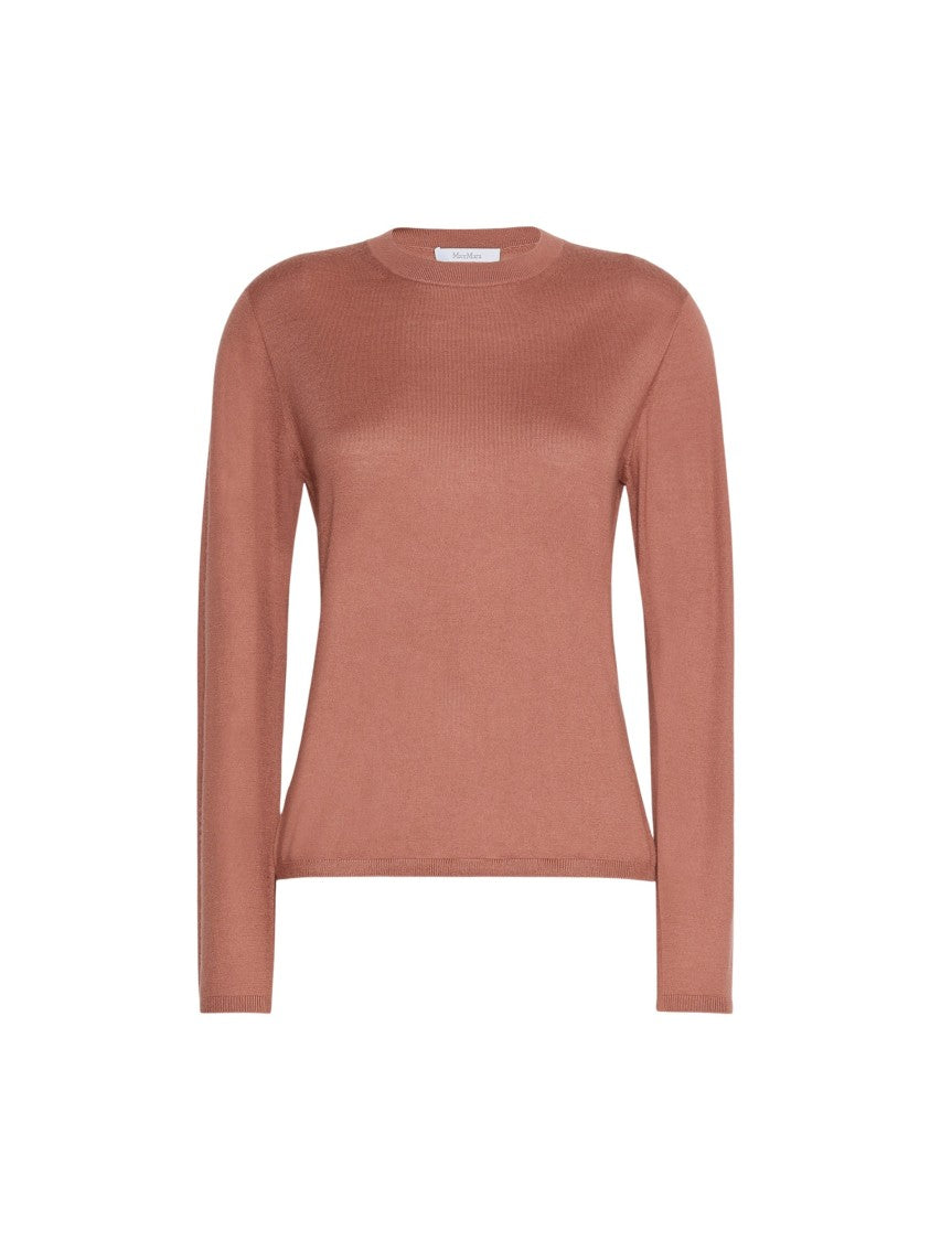 Max Mara Ultra-Lightweight Cashmere Crew-Neck Sweater
