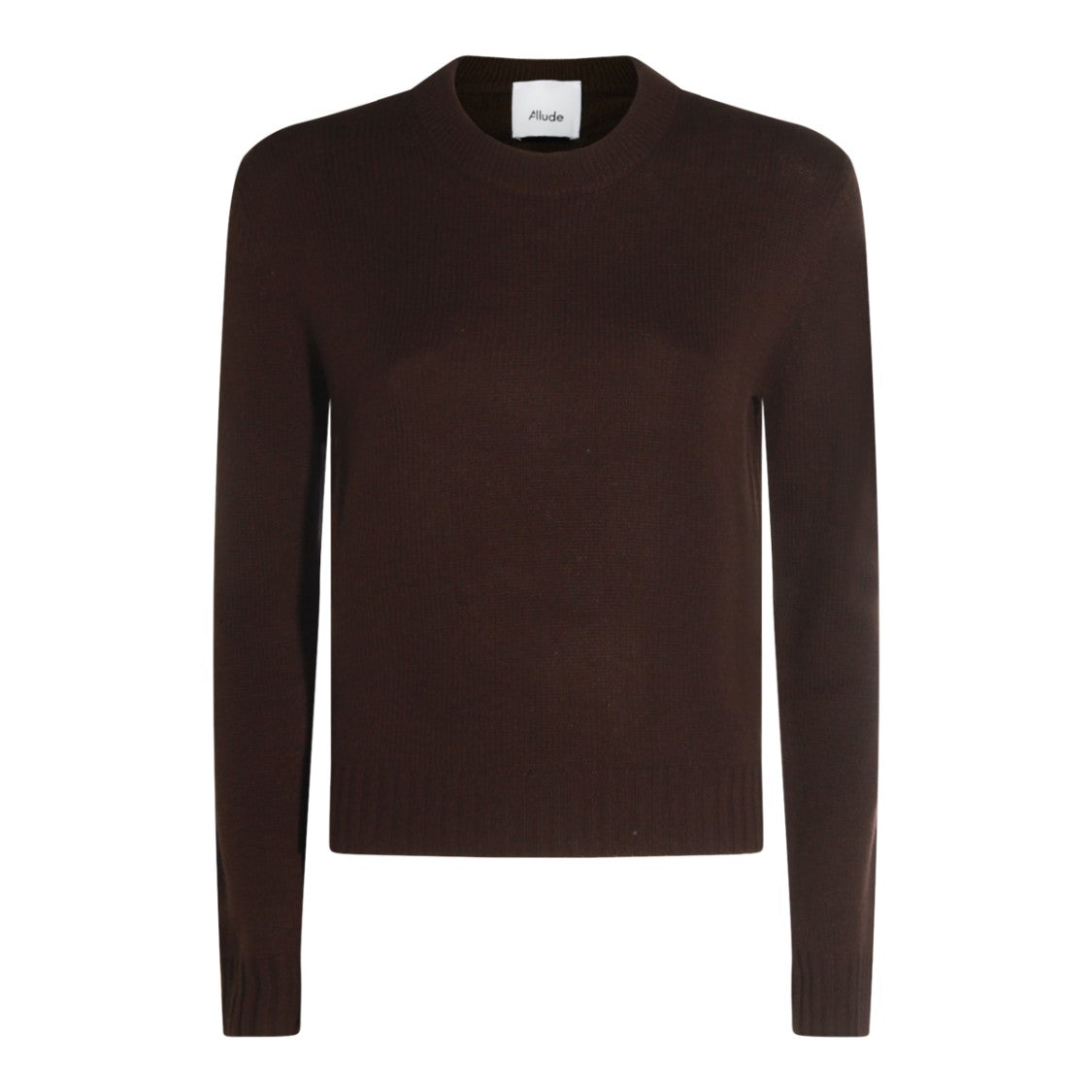 Allude Brown Wool Knitwear