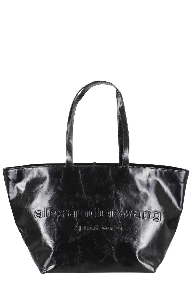 Alexander Wang Grey Punch Tote Bag