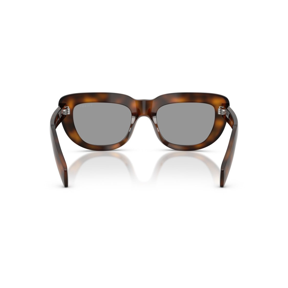 Prada 0Pr D07s Oversized Rectangular Frame Tortoiseshell Sunglasses