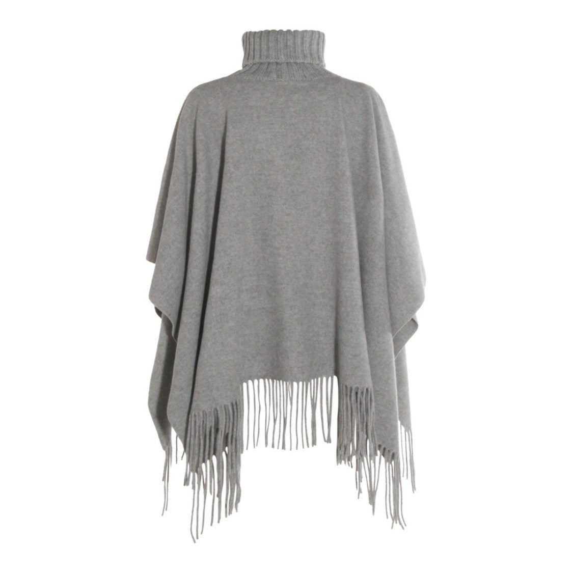 Fabiana Filippi Grey Wool Cape