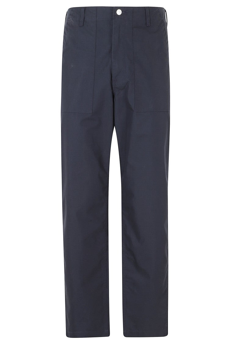 Edwin Navy Baker Front Back Cargo Pockets Cotton-Blend Trousers