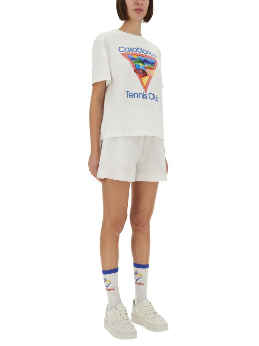 Casablanca Comfort-Focused Regular Fit T-Shirt With Graphic Design