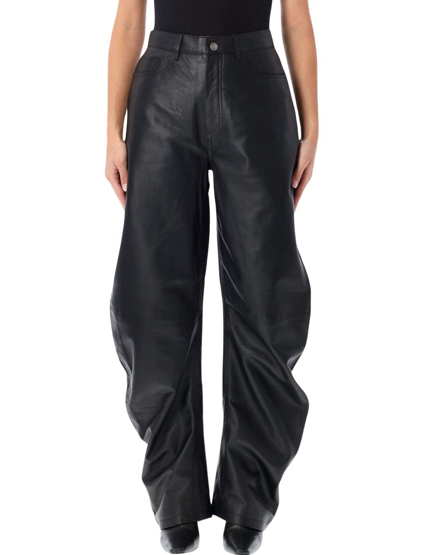Rotate High-Waisted Voluminous Barrel Wide-Leg Pants