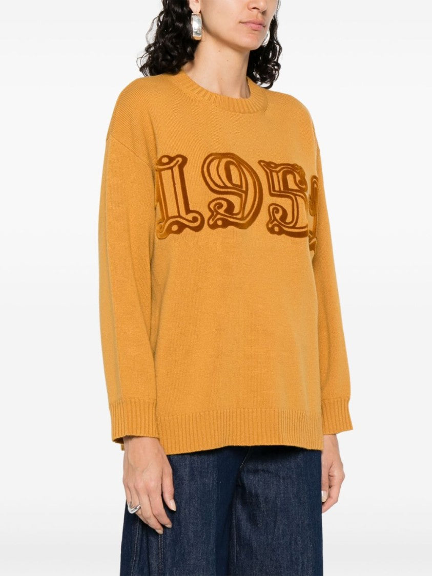Max Mara Wool/Cashmere Blend Crew Neck Fido Sweater