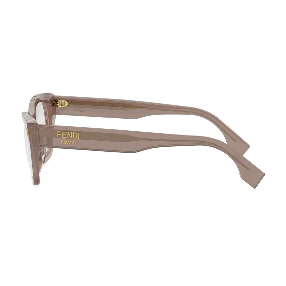 Fendi Rome Oversized Translucent Acetate Cat-Eye Optical Frame
