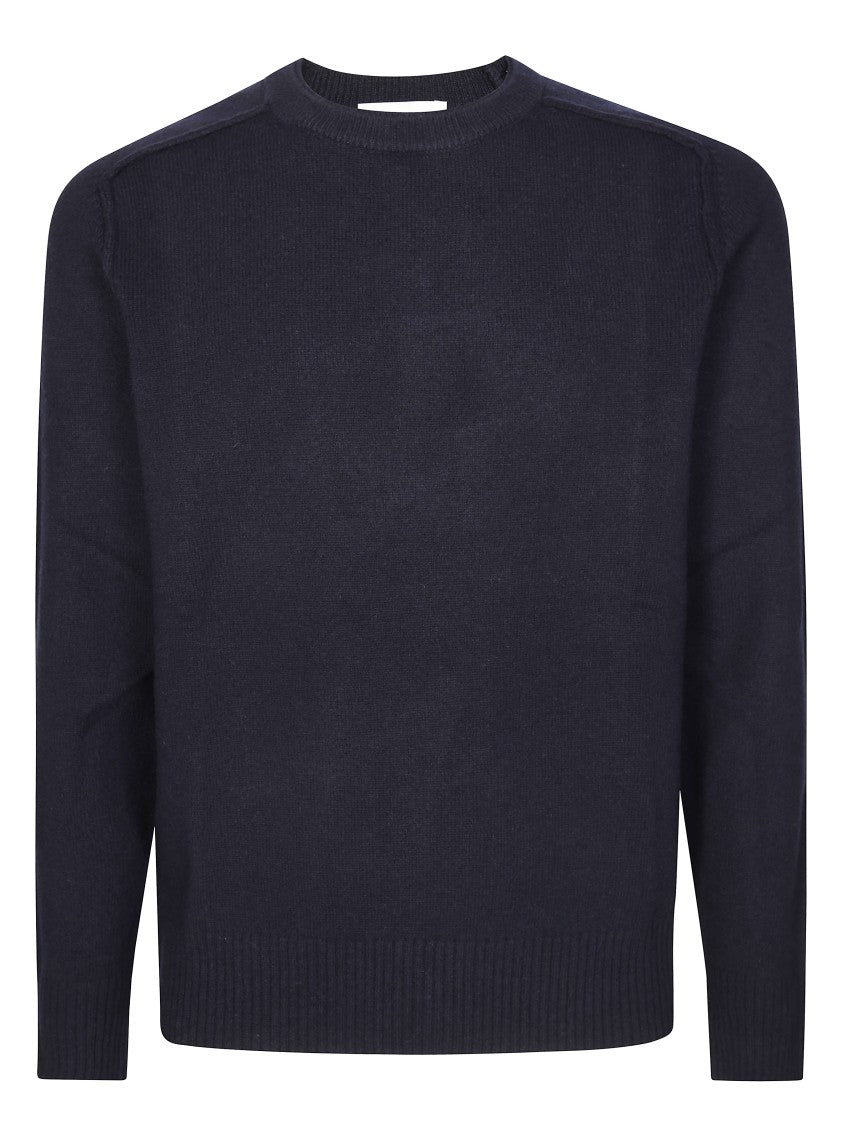 Paolo Pecora Fine Knit Sweater With Visible Seam Design