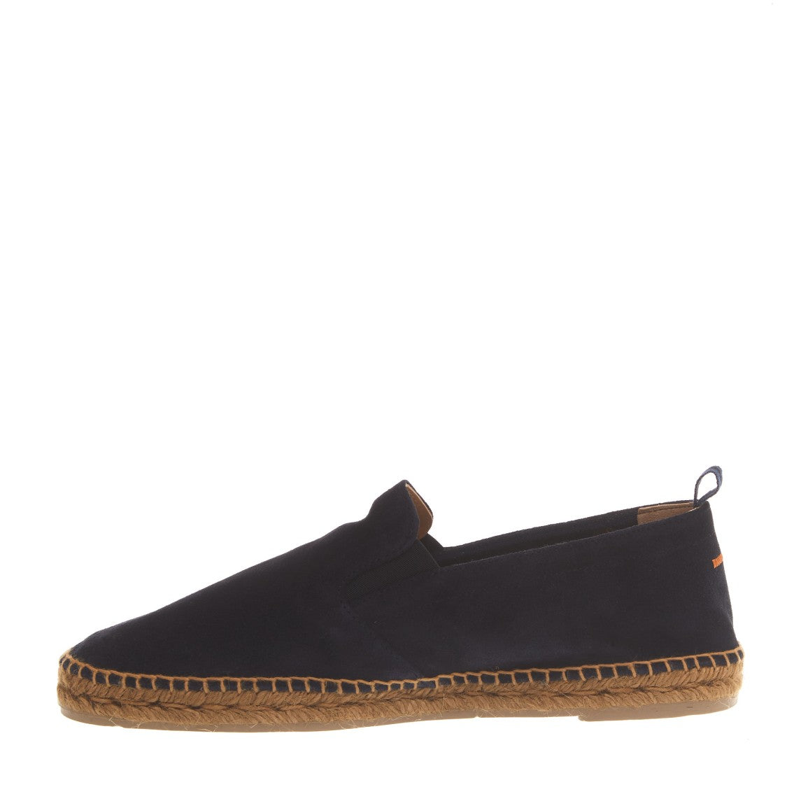 Castaner Blue Suede Espadrilles With Traditional Rope Sole
