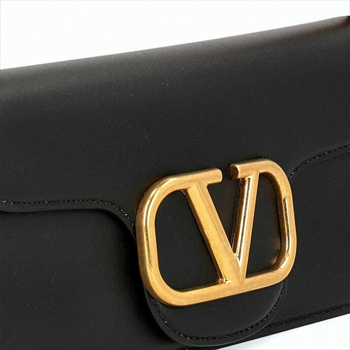Valentino Garavani Structured Small Calfskin Shoulder Bag