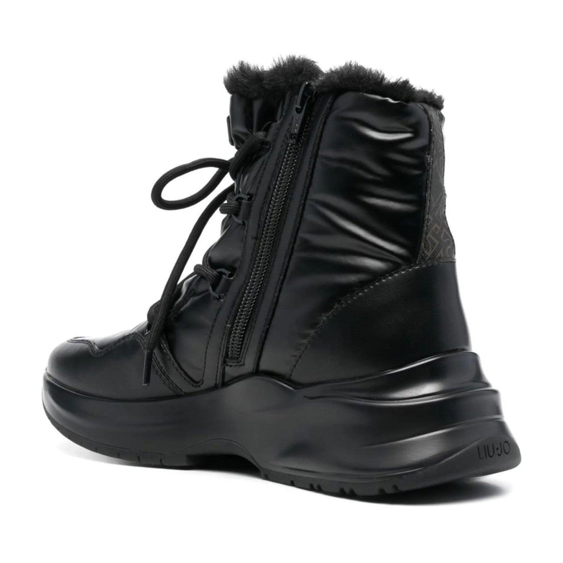 Liu Jo Black Lily 11 Sculpted Sole Sock Boots