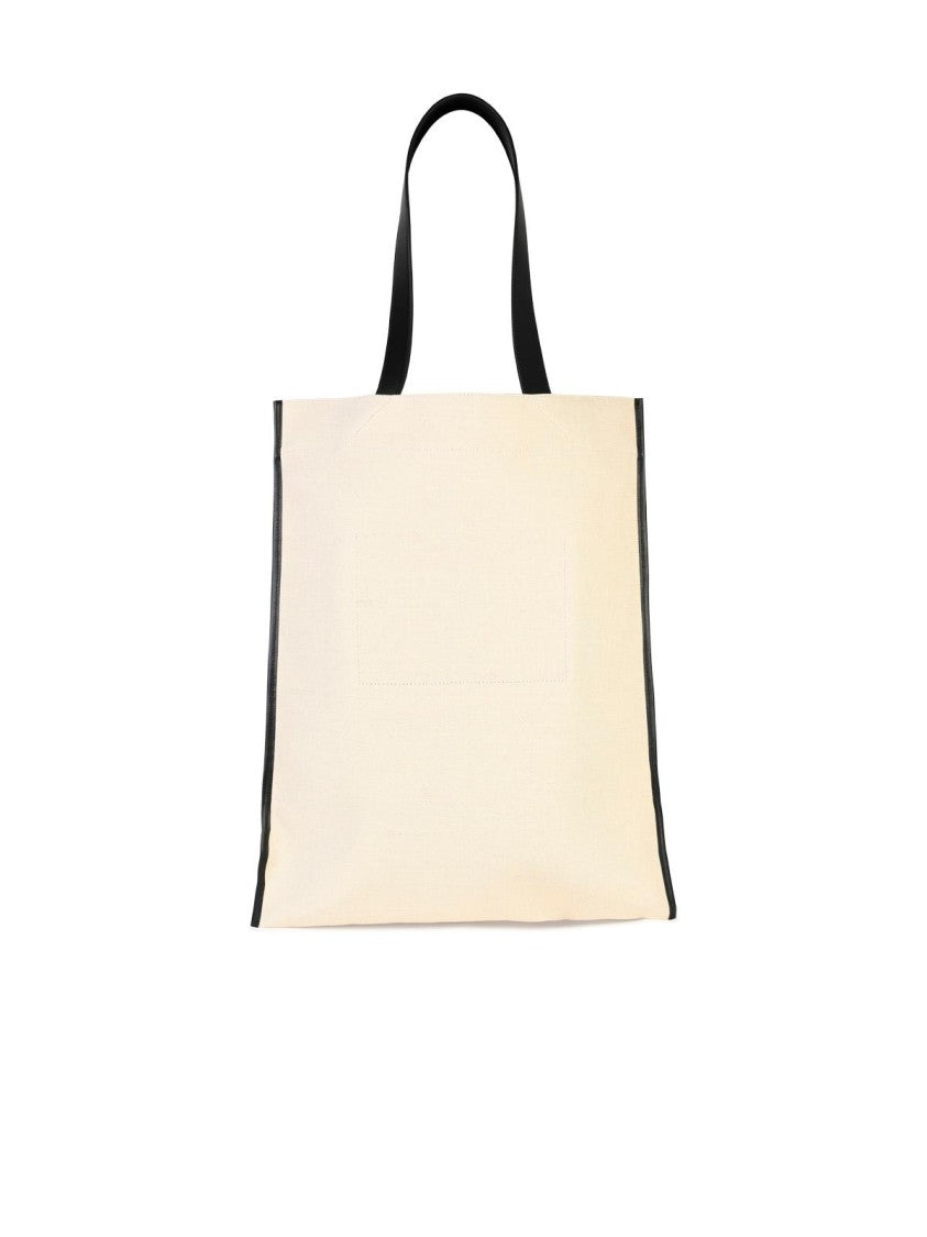 Jil Sander Beige Tela Shopping Bag