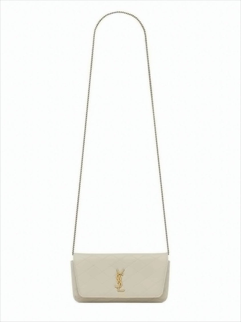 Saint Laurent Quilted Lambskin Crossbody Bag