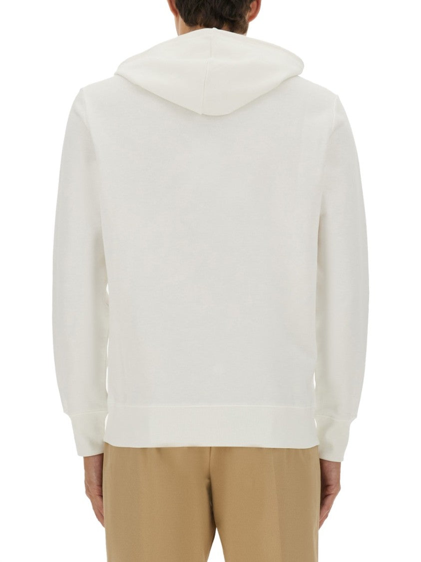 Ps Paul Smith Classic White Organic Cotton Hoodie