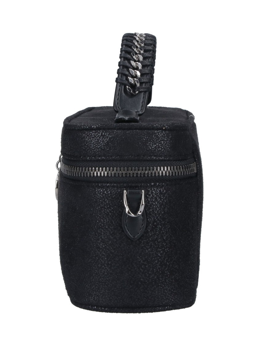 Stella Mccartney Black Falabella Fabric Vanity Bag