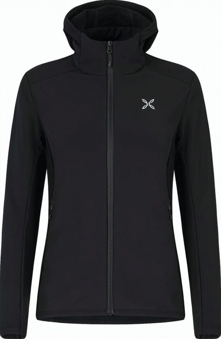 Montura Fitted Hooded Jacket With Zippered Pockets And Minimalist Branding