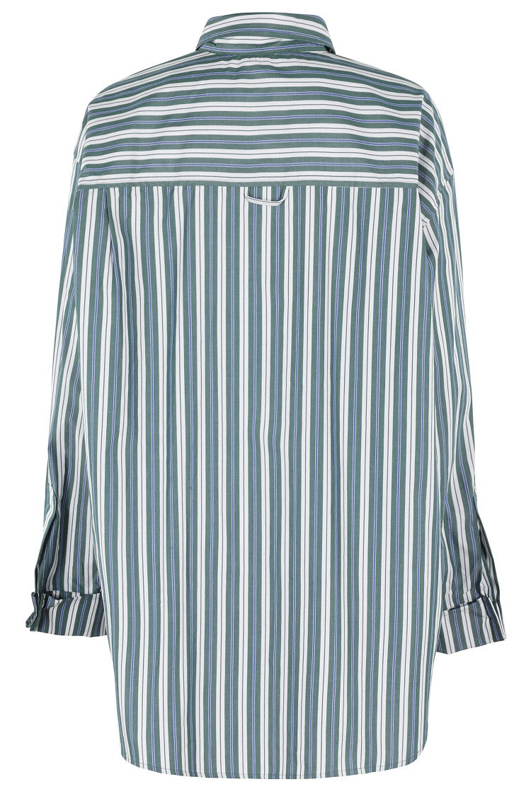 Remain Oversized Striped Cotton Shirt