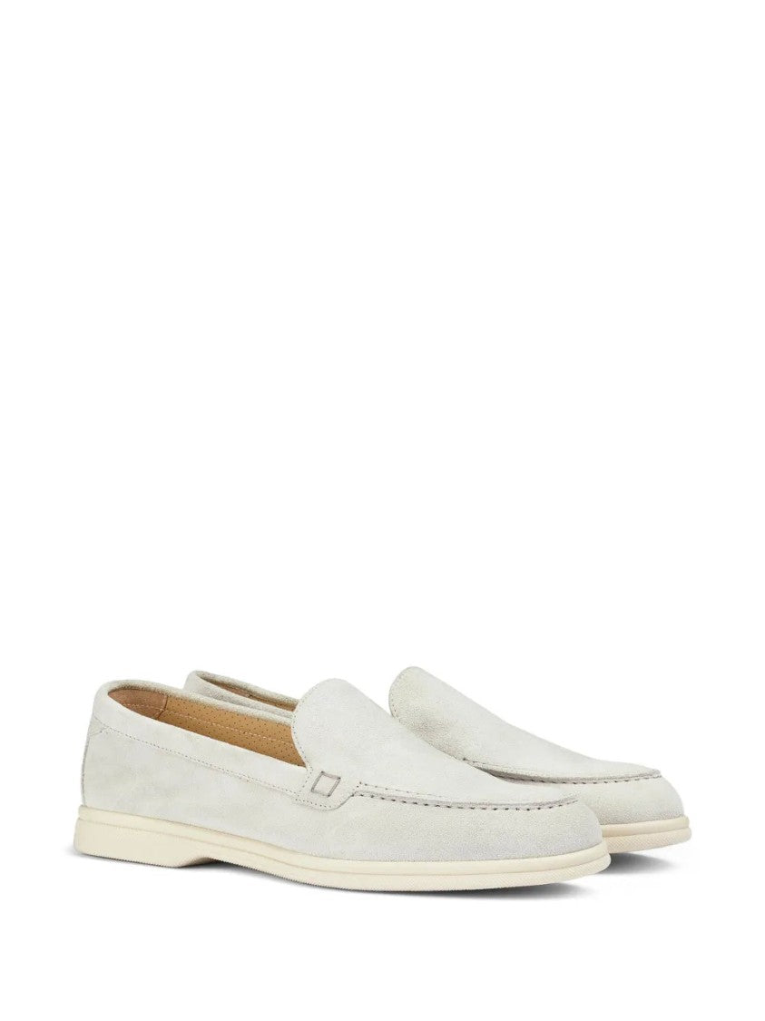 Doucal's Almond Toe Suede Loafers