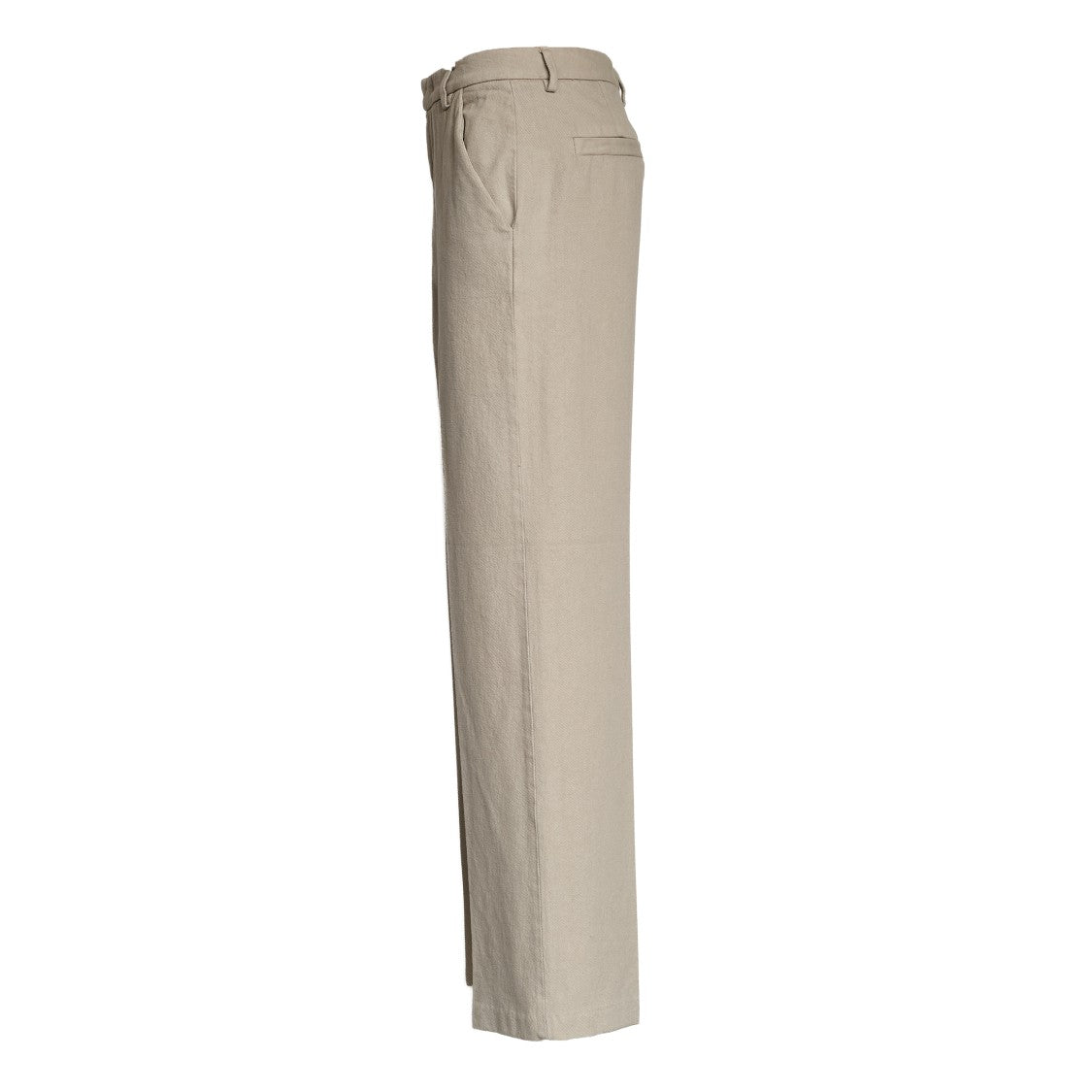 Dondup Reina Wide-Leg Cotton Casual Pants