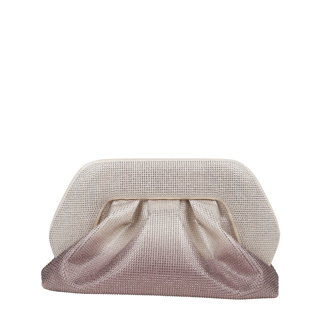 Themoirè Rhinestone Rose Gold Bag