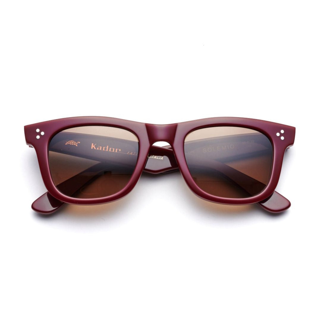 Kador Solemio Rectangular Frame Sunglasses With Decorative Accents