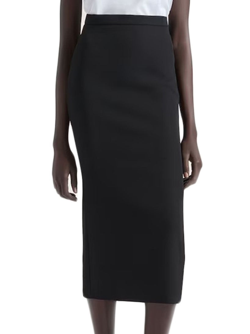 Givenchy Straight-Cut Midi Skirt With Smooth Texture