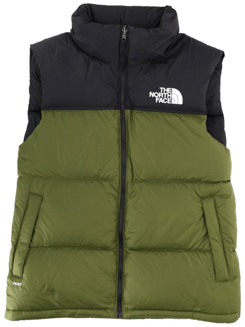 The North Face Black Olive Green Lower Vest