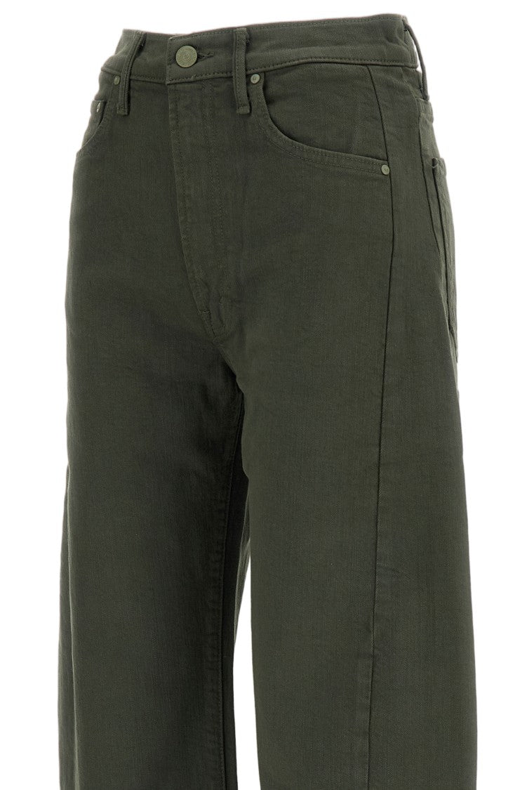 Mother Green Half Pipe Stretch Jeans