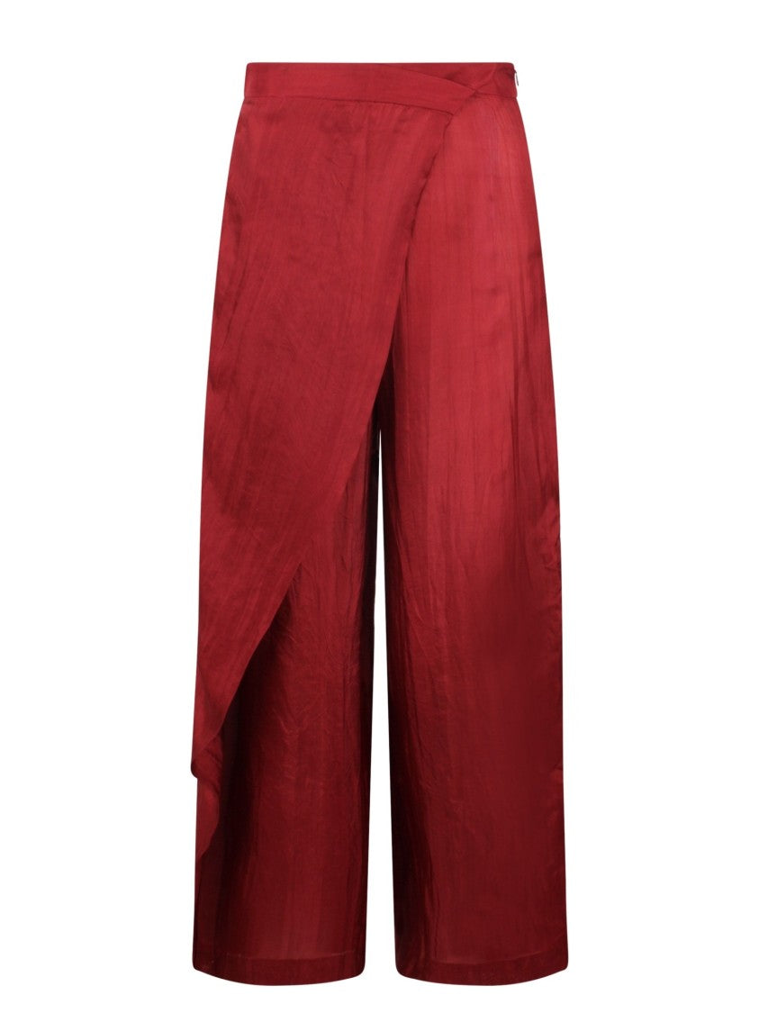 The Rose Ibiza Wrap Silk Trousers
