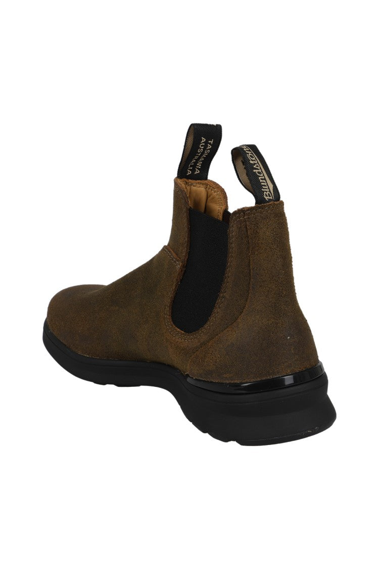 Blundstone Beatles Brown Suede Round-Toe Boots