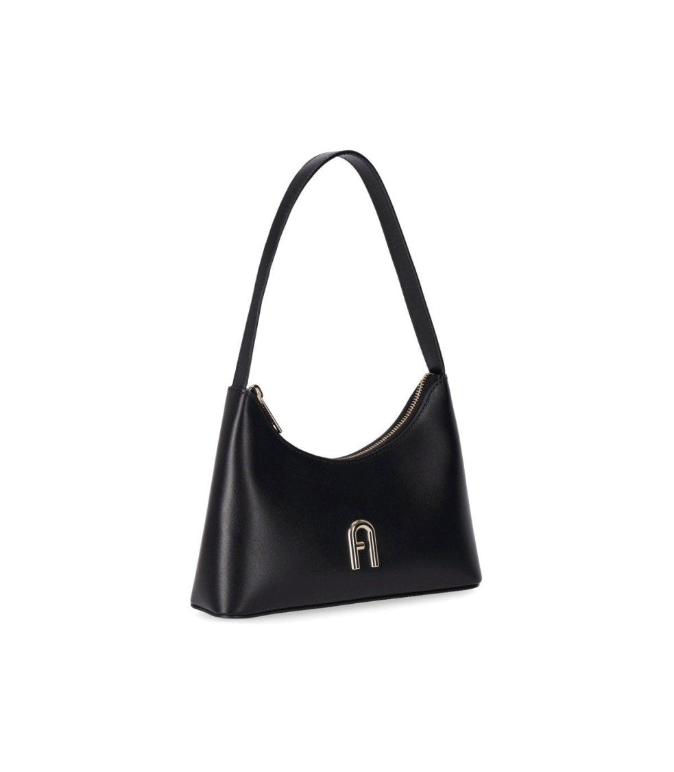 Furla Diamante Mini Black Shoulder Bag