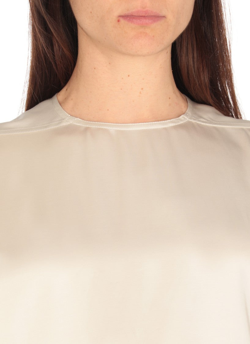 Rick Owens White Cotton T-shirt