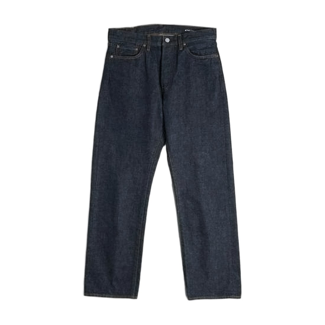 Ordinary Fits High-Waisted Indigo Denim Pants With Straight-Leg Silhouette