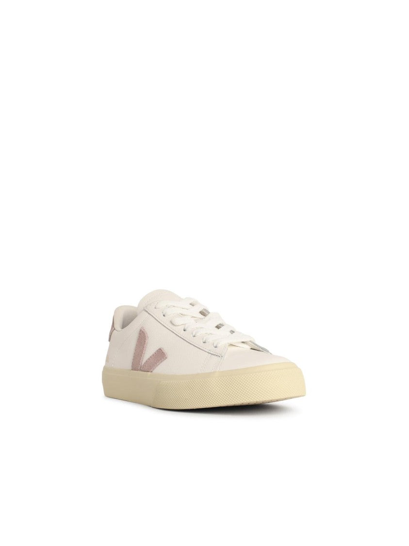 Veja 'Campo' White Leather Sneakers