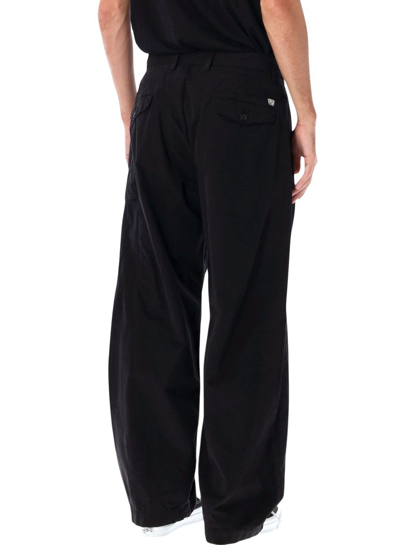 C.P. Company Boxy Pleats Cargo Pants With Utility Pockets And Nfc Technology