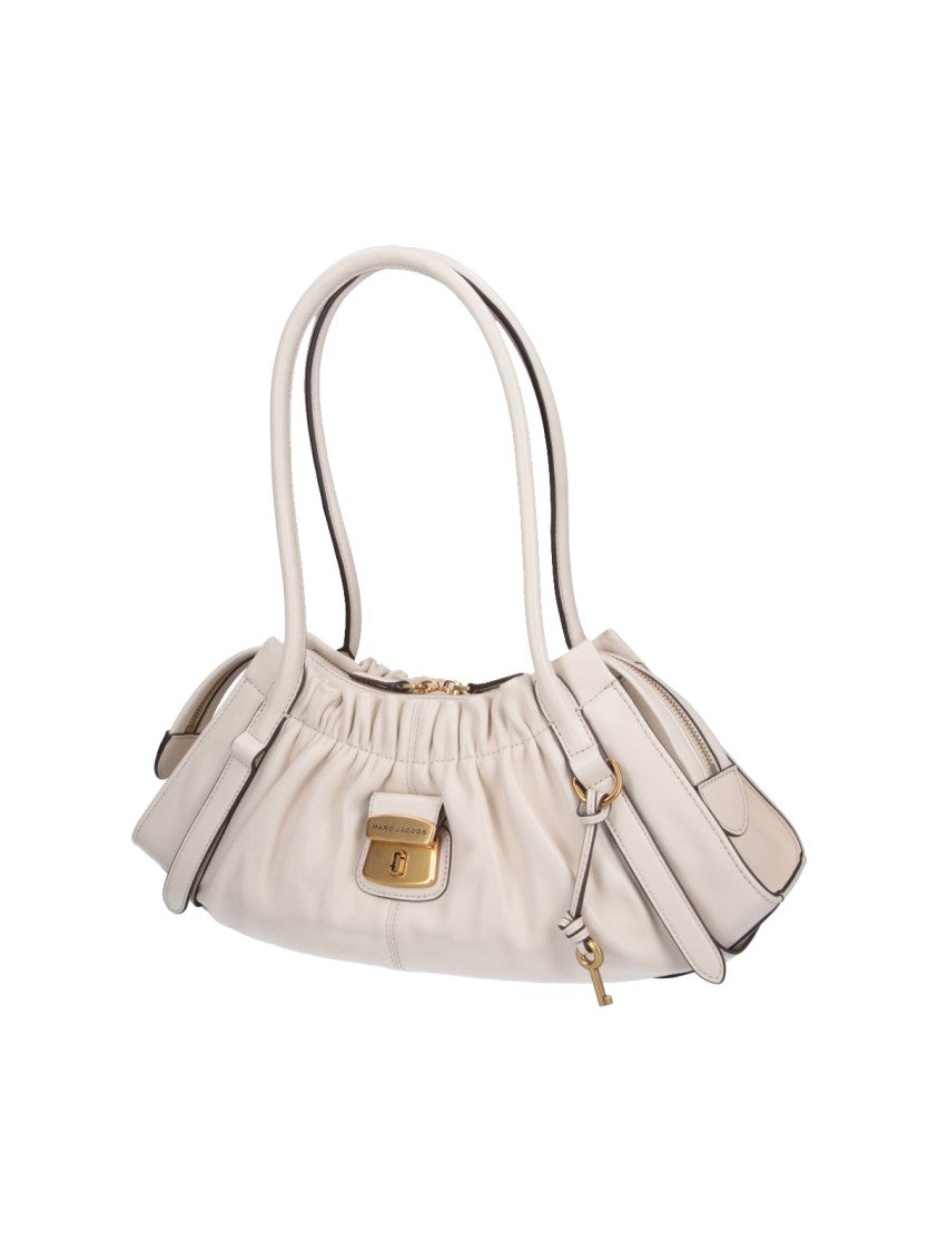 Marc Jacobs Cream The Christina Gathered Shoulder Bag