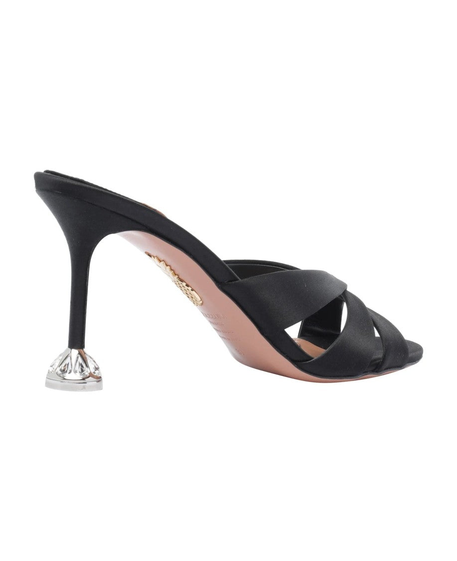 Aquazzura Kiss Me Quick Crystal Mule 85